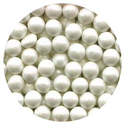 White 7 mm Sugar Pearls, 2 lb #78-271PW2 - Papagino Foods Inc.