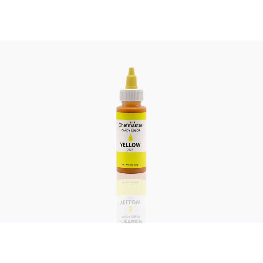 Chefmaster Candy Color Yellow (# 4215) 2 OZ - Papagino Foods Inc.