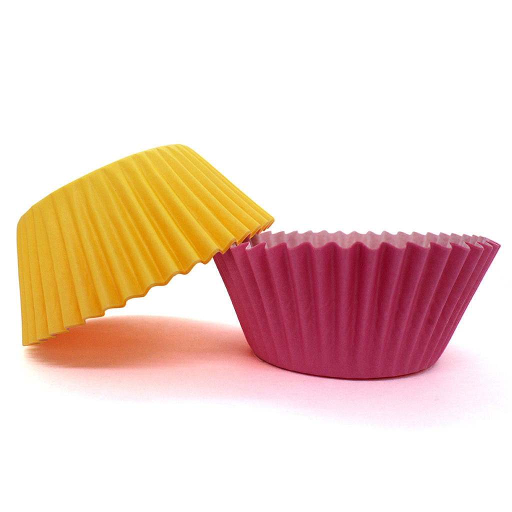 Celebakes Pink & Yellow Standard Baking Cups, 50 Count - Papagino Foods Inc.