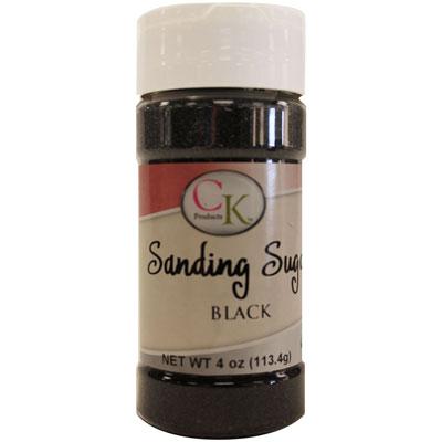 Black Sanding Sugar, 4 oz - Papagino Foods Inc.