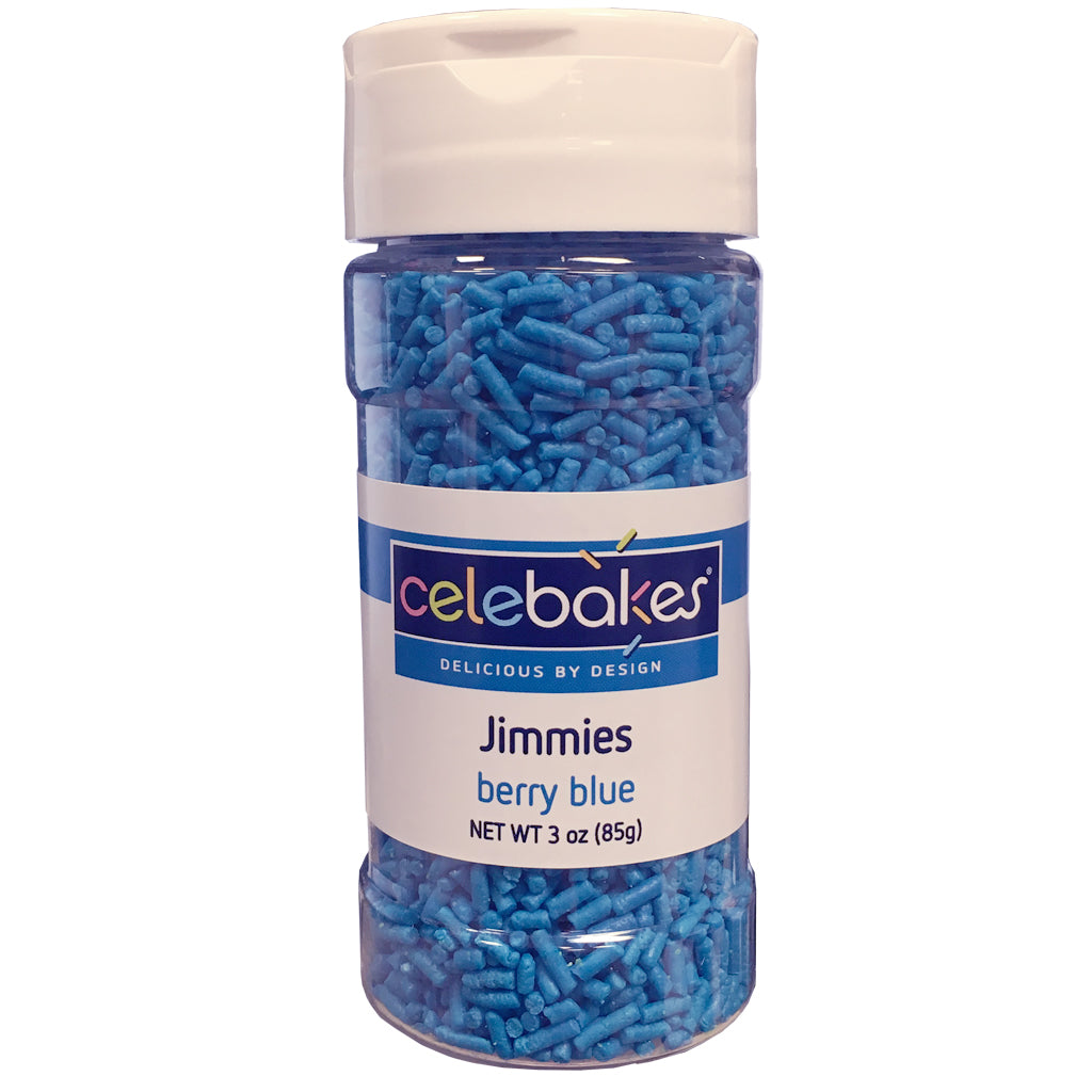 Berry Blue Jimmies - 3 oz Product # 7500-78530B - Papagino Foods Inc.