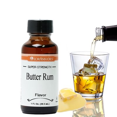 LorAnn Oils Butter Rum Flavor - 1 OZ **BBD Dec 2024** - Papagino Foods Inc.
