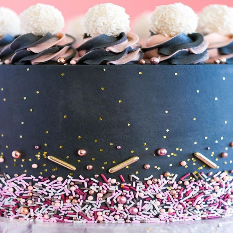 12" Round Marble Cake Drum / Board Embossed 1/2" - Papagino Foods Inc.