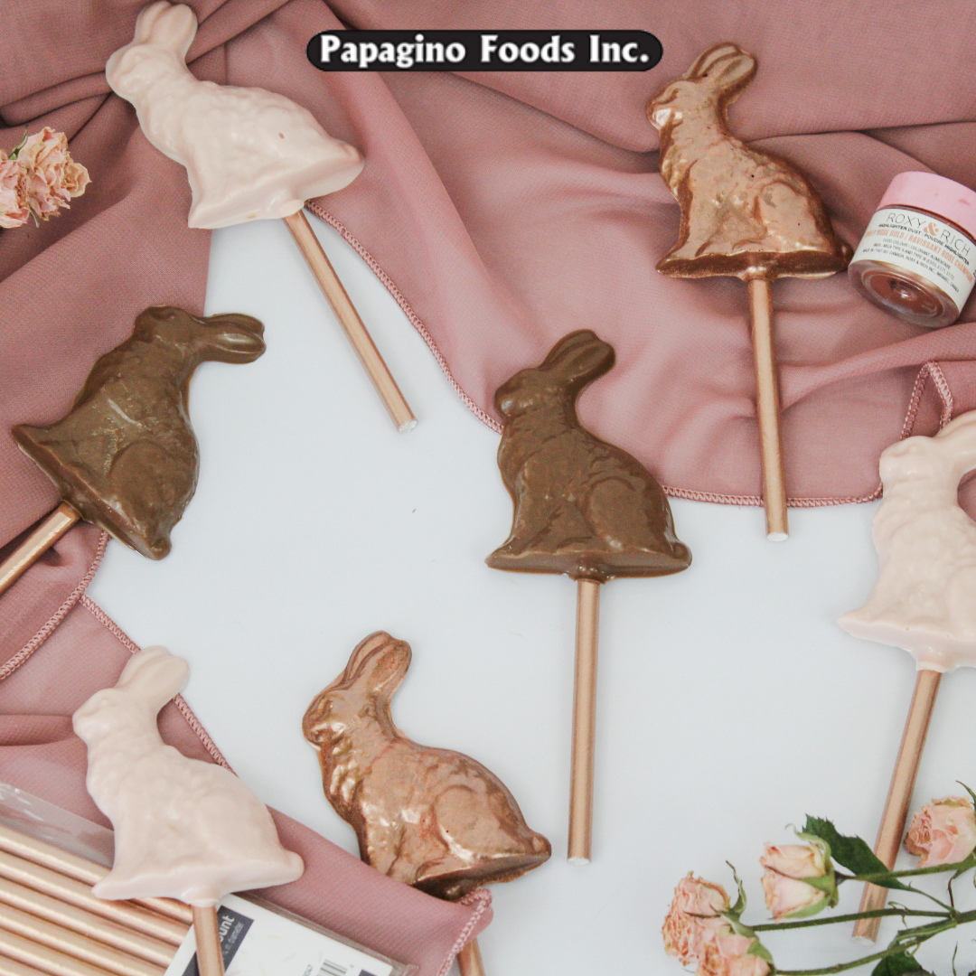 Rose Gold Metallic 6" Cake Pop Stick package of 25 - Papagino Foods Inc.