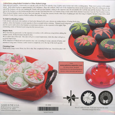 Christmas Cupcake / Cookie Texture Tops#43-4806 - Papagino Foods Inc.