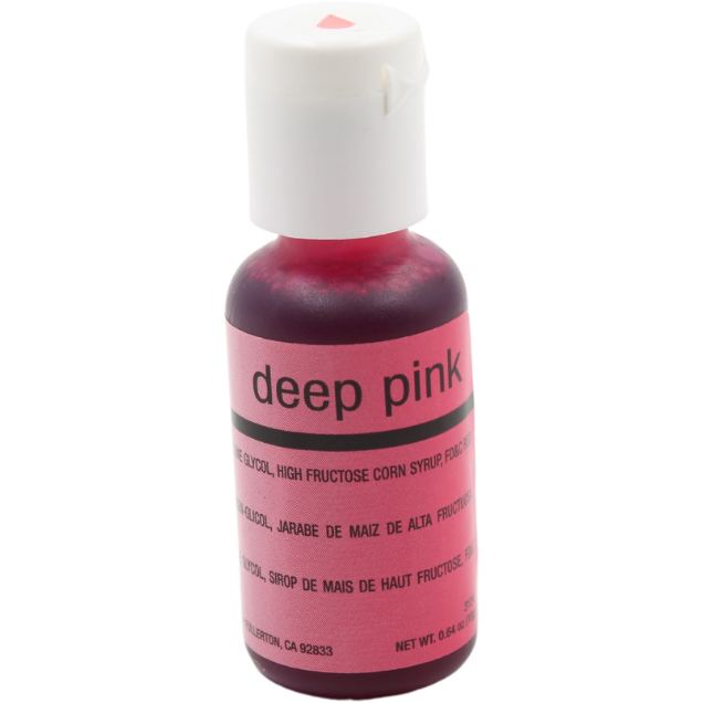Chefmaster Deep Pink Airbrush Food Coloring (# 3124) 0.64 OZ - Papagino Foods Inc.