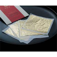 Edible 23k Gold Leaf Booklet 1 x 25 pcs - Papagino Foods Inc.