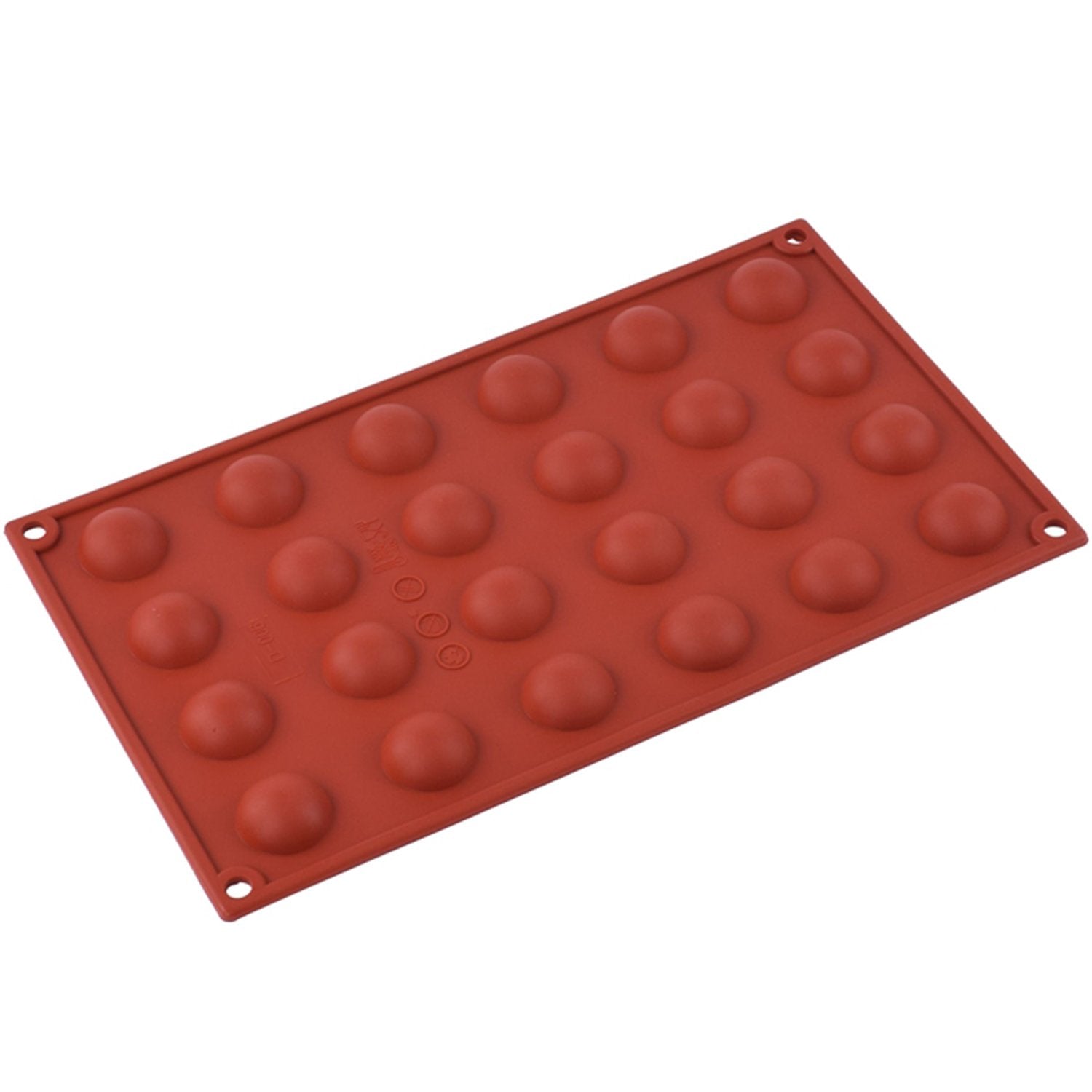 Small Sphere 3D Silicone 2.89 cm in Diameters -24 Cavities- Chocolate, Cookie & Dessert Mold - Papagino Foods Inc.