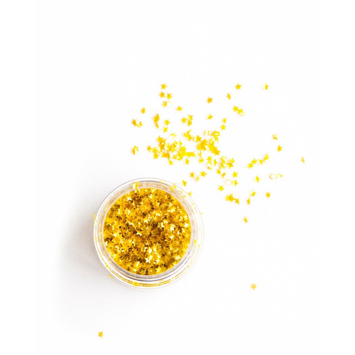 EDIBLE GOLD METALLIC STARS 1oz (5g) jar Sweetapolita - Papagino Foods Inc.