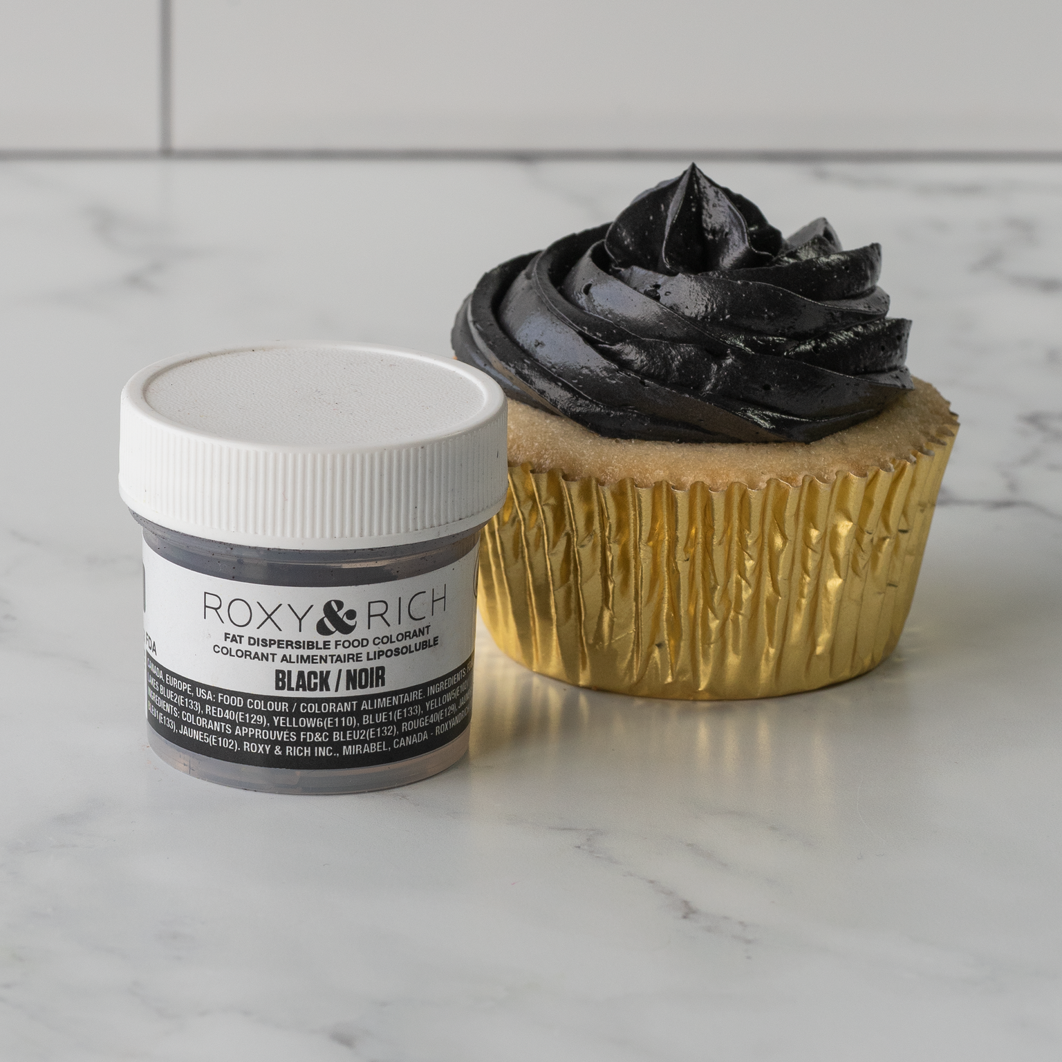 Roxy & Rich Fat Dispersible Dust Black (# P15-B11) - 15 G - Papagino Foods Inc.