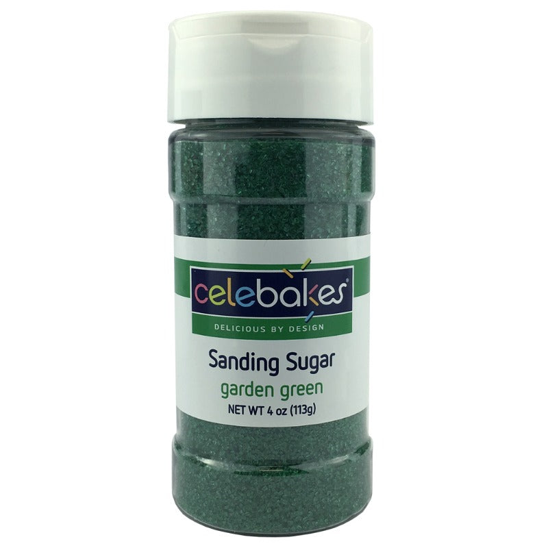 Garden Green Sanding Sugar, 4 oz - Papagino Foods Inc.