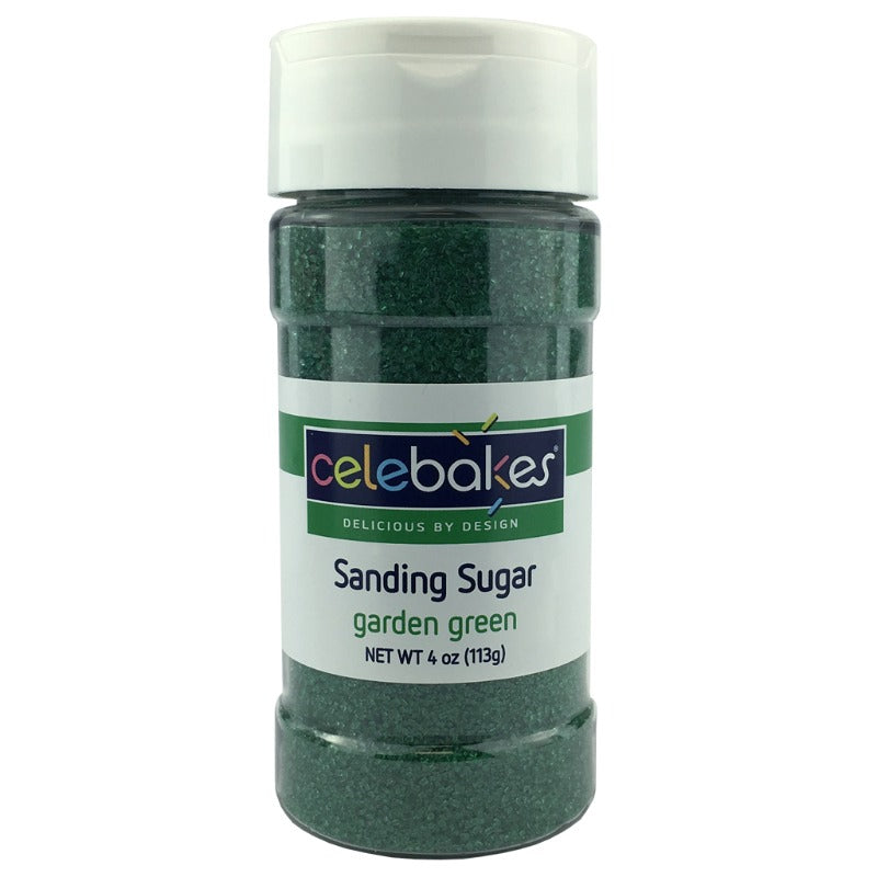 Garden Green Sanding Sugar, 4 oz