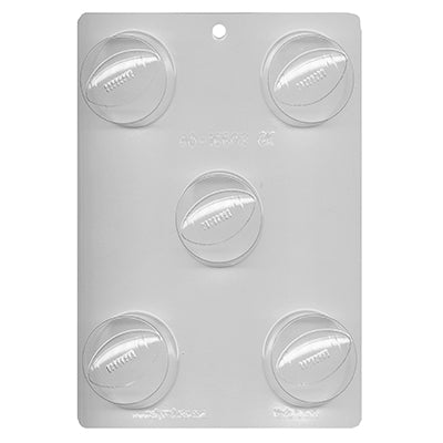 FOOTBALL ROUND SANDWICH COOKIE CHOCOLATE MOLD Product #90-16603 - Papagino Foods Inc.