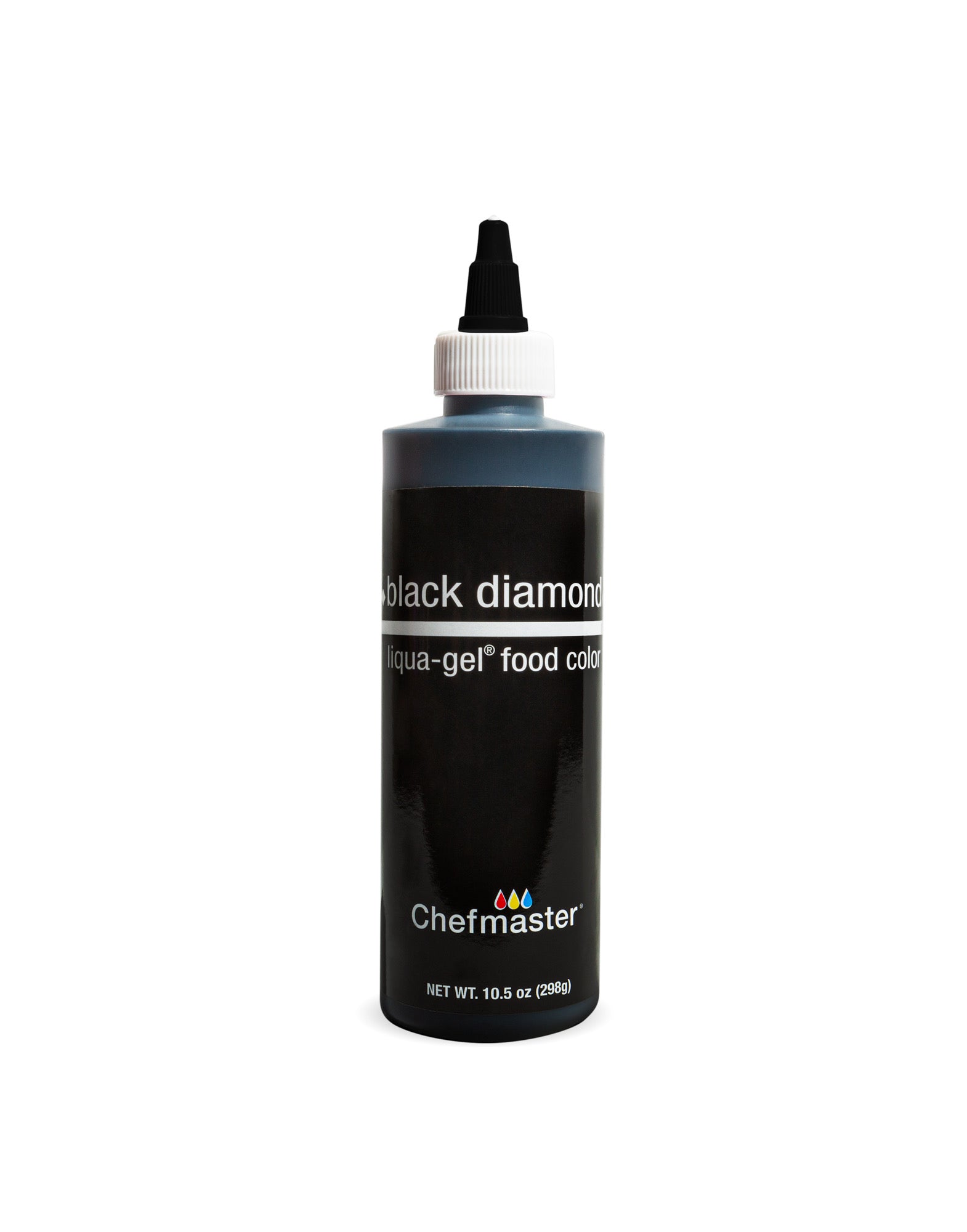 Chefmaster Black Diamond Liqua-Gel Food Coloring (# 5412) 10.5 oz - Papagino Foods Inc.
