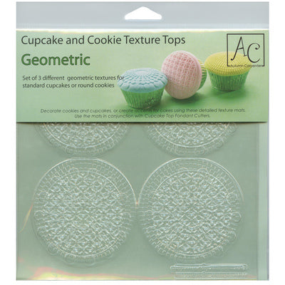 Geometric Cupcake / Cookie Texture Tops #43-4804 - Papagino Foods Inc.