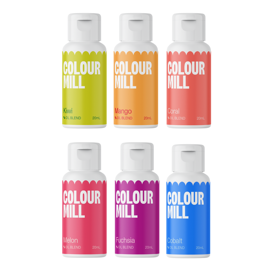 Colour Mill Oil Based Colouring 20ml Tropical Pack - Papagino Foods Inc.