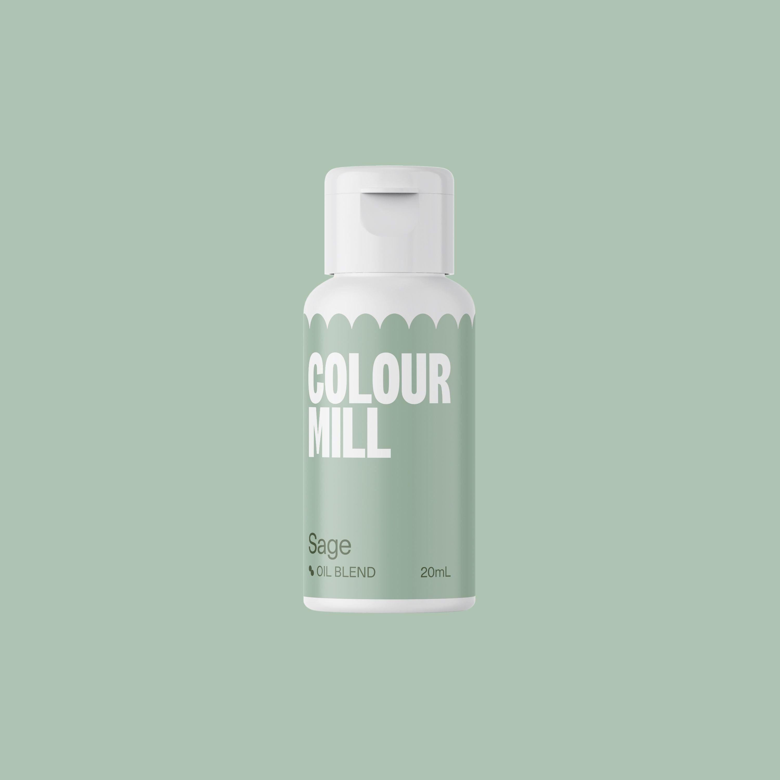 Colour Mill Oil Based Colouring 20ml Sage - Papagino Foods Inc.
