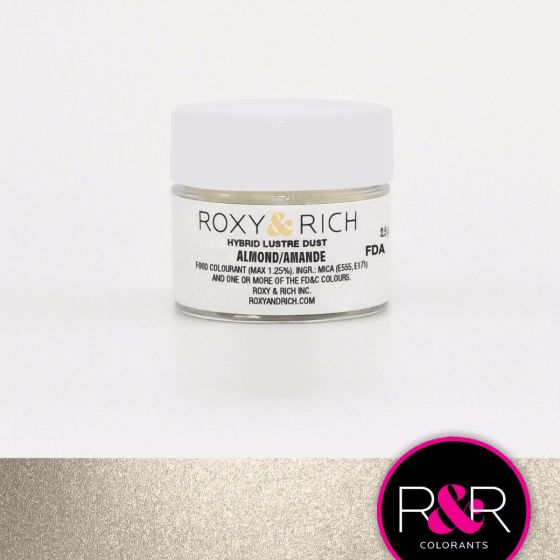 Roxy & Rich Hybrid Luster Dust Almond 2.5g (#L2-003) - Papagino Foods Inc.
