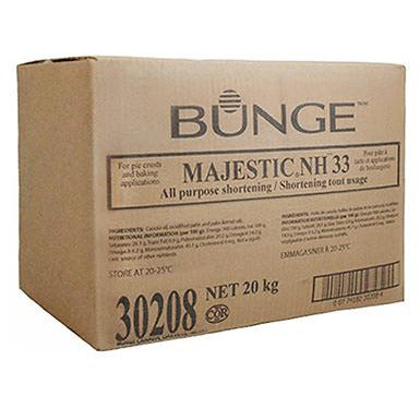 Bunge® Majestic NH 33 - All purpose shortening 20kg (Pickup Only) - Papagino Foods Inc.