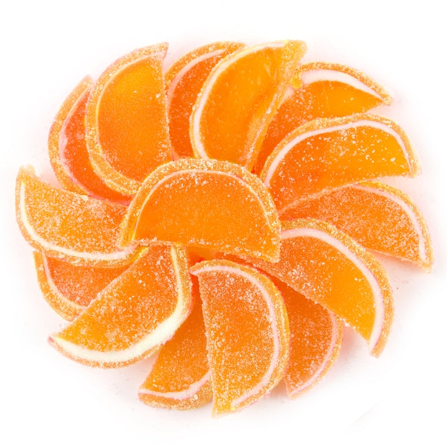 Mini Orange Jelly Slices -5 lb - Papagino Foods Inc.