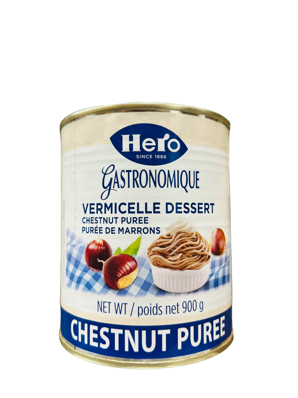 Chestnut Puree (Paste) 900g (31.7 oz) - Papagino Foods Inc.