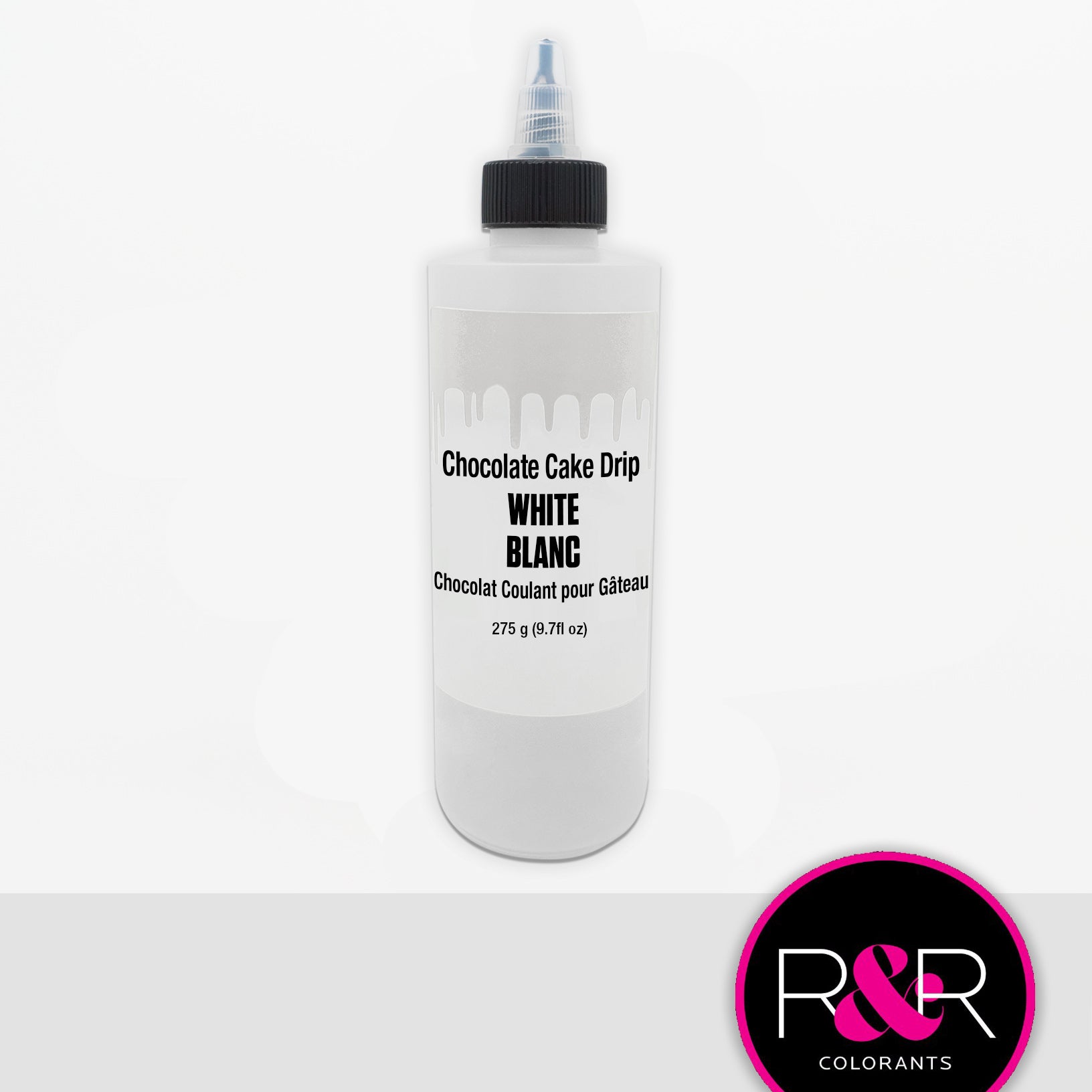 Roxy & Rich Cake Drip White (# CD9-001) - 9.7 OZ - Papagino Foods Inc.