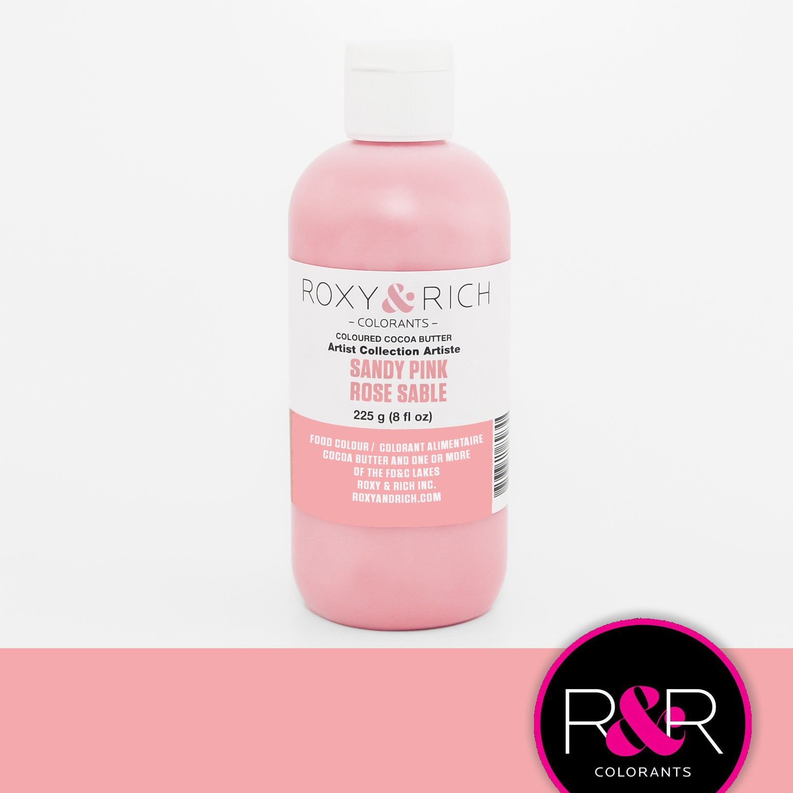 Roxy & Rich Cocoa Butter Sandy Pink (# BC8-017) - 8 OZ - Papagino Foods Inc.