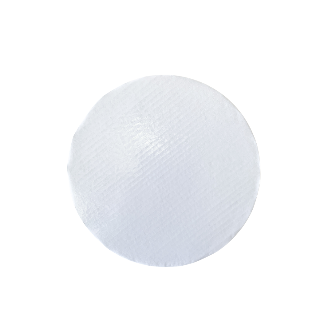 8" Round White Cake Board Embossed 1/4" (12 Pieces) - Papagino Foods Inc.