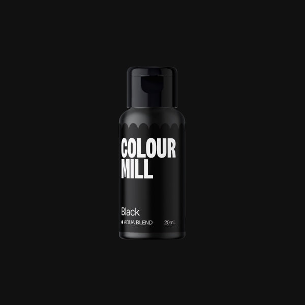 Colour Mill Aqua Blend Colouring 20 ml Black - Papagino Foods Inc.