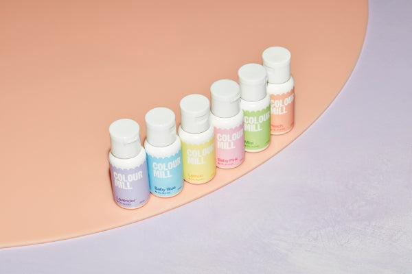 Colour Mill Oil Based Colouring 20ml 6 Pack Pastel - Papagino Foods Inc.