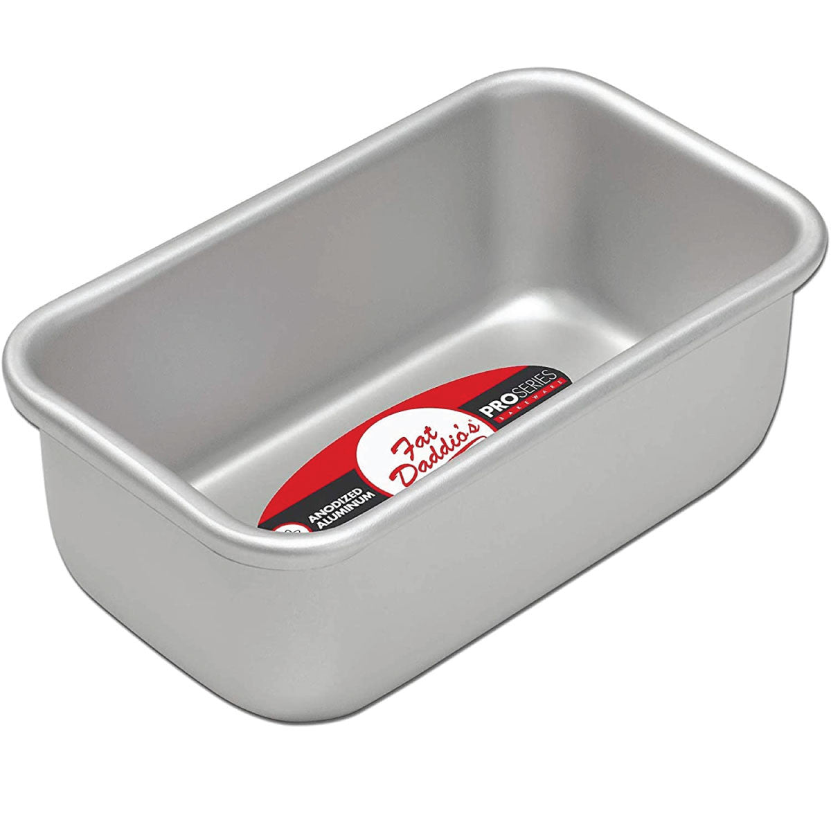 Fat Daddio Anodized Aluminum, Bread Pan Oblong, 4 7/8 in x 2 3/4 in x 2 in (BP-5639) - Papagino Foods Inc.