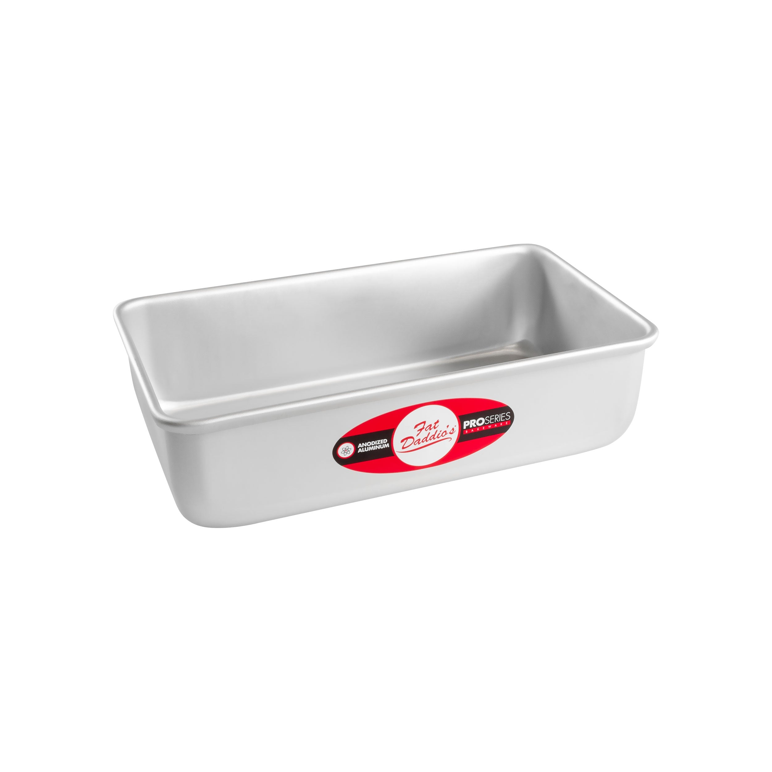 Fat Daddio Anodized Aluminum, Bread Pan Oblong, 9 in x 5 in x2 1/2 in (BP-5643) - Papagino Foods Inc.