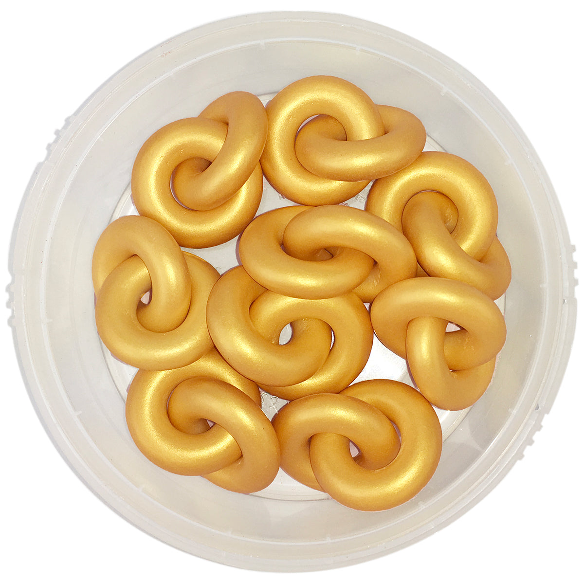Gold Dragees Rings, 4.45 oz #78-5819D - Papagino Foods Inc.