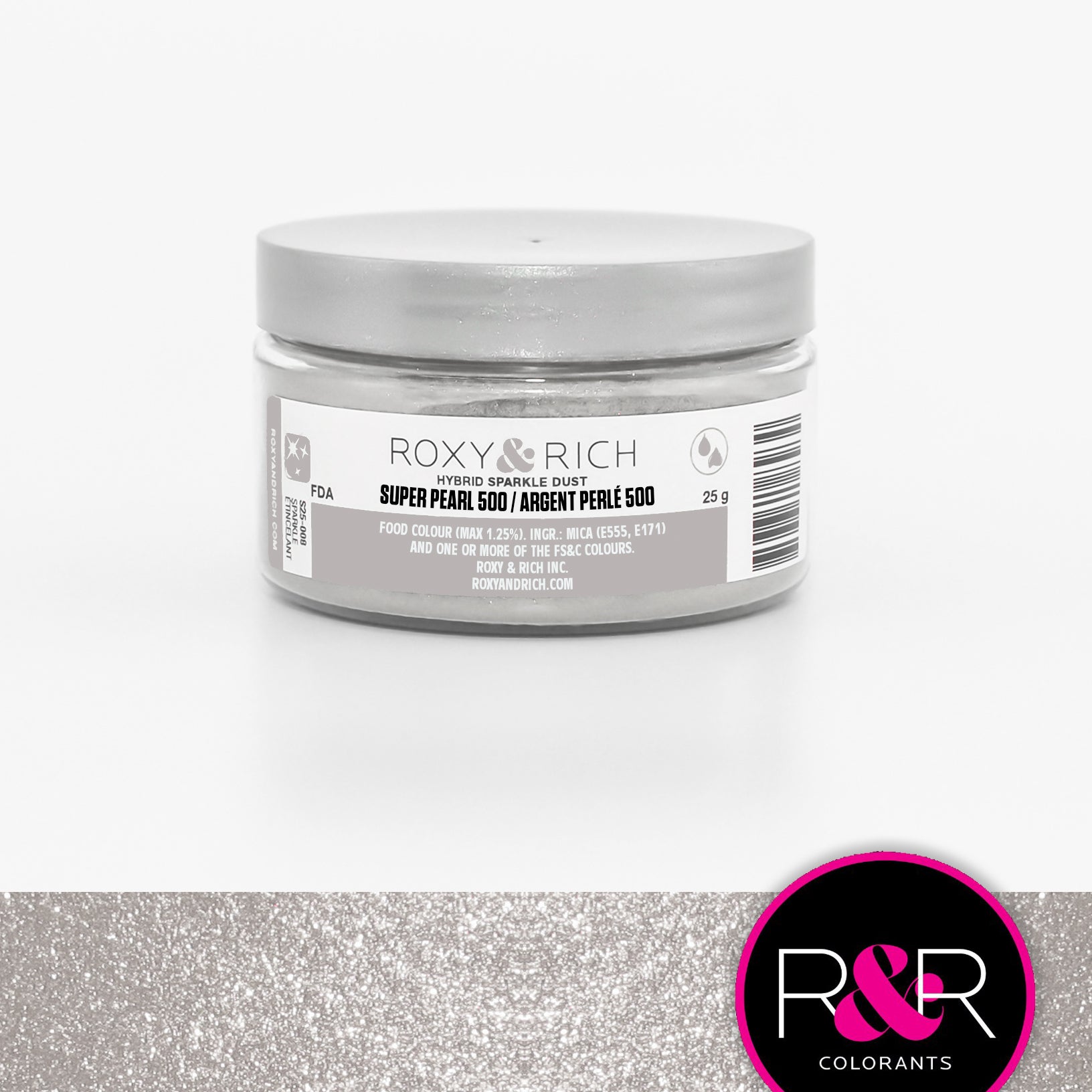 Hybrid Sparkle Pearl 500 25g (#SP25-009) - Papagino Foods Inc.