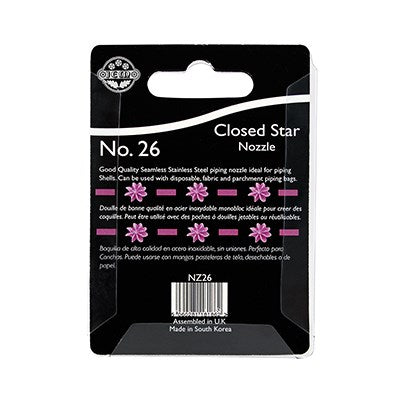 JEM Nozzle - Closed Star #26 #NZ26 - Papagino Foods Inc.
