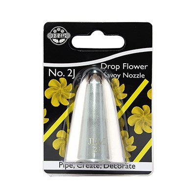 JEM Nozzle - Drop Flower Savoy Nozzle #2J #NZ2J - Papagino Foods Inc.
