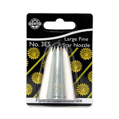 JEM Nozzle - Large Fine Star Savoy #3ES #NZ3ES - Papagino Foods Inc.