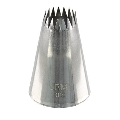 JEM Nozzle - Large Fine Star Savoy #3ES #NZ3ES - Papagino Foods Inc.
