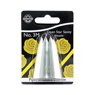 JEM Nozzle - Large Open Star Savoy #3M #NZ3M - Papagino Foods Inc.