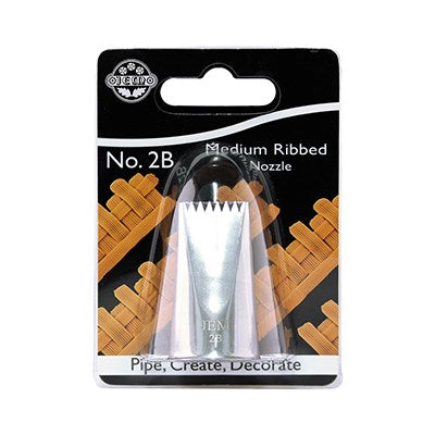 JEM Nozzle - Medium Ribbed/Plain Basket/Weave #2B #NZ2B - Papagino Foods Inc.