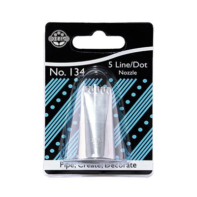 JEM Nozzle - Smooth / Ribbed Basketweave Nozzle #47 #NZ47 - Papagino Foods Inc.