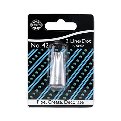 JEM Nozzle - Smooth / Ribbed Basketweave Nozzle #47 #NZ47 - Papagino Foods Inc.