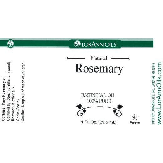 LorAnn Oils Rosemary Oil, Natural - 1 OZ - Papagino Foods Inc.