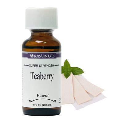 LorAnn Oils Teaberry Flavor - 1 OZ # 0622-0500 **BBD Oct 2024** - Papagino Foods Inc.