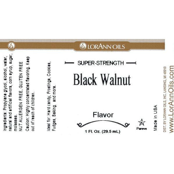 LorAnn Oils Walnut Flavor - 1 OZ - Papagino Foods Inc.