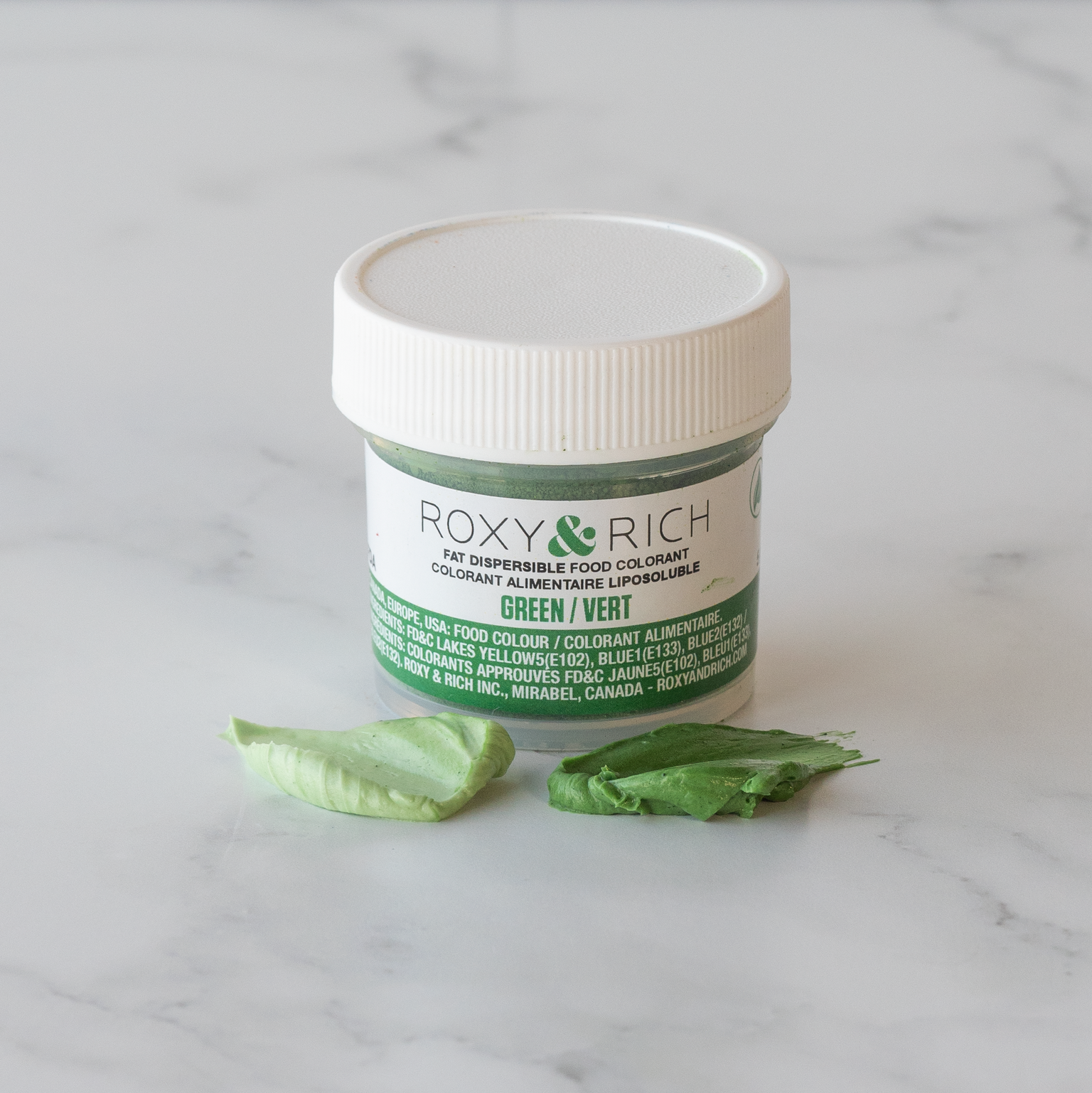 Roxy & Rich Fat Dispersible Dust Green (# P15-B07) - 15 G - Papagino Foods Inc.