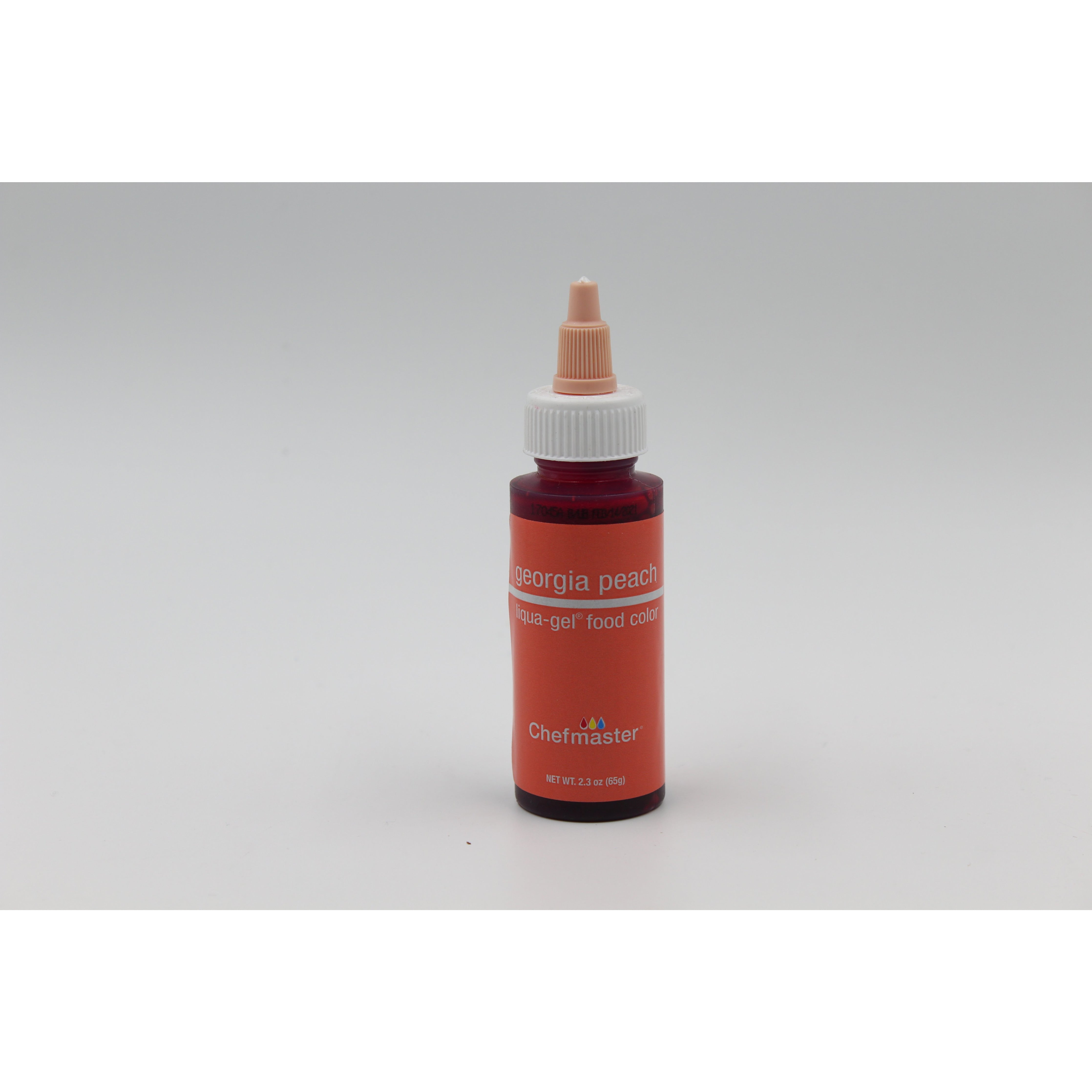Chefmaster Georgia Peach Liqua-Gel Food Coloring (# 5038) 2.3 OZ - Papagino Foods Inc.