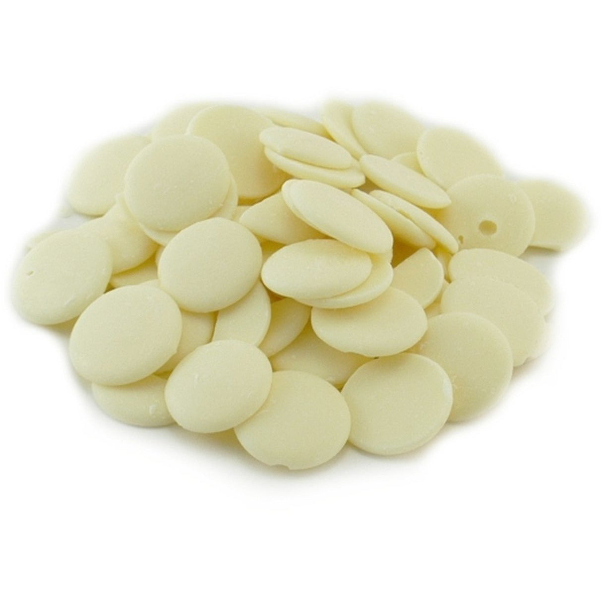 White Ezmelt Compound Snaps / Wafers 50 lb - Pickup Only OR Shipping At Your Own Risk. - Papagino Foods Inc.