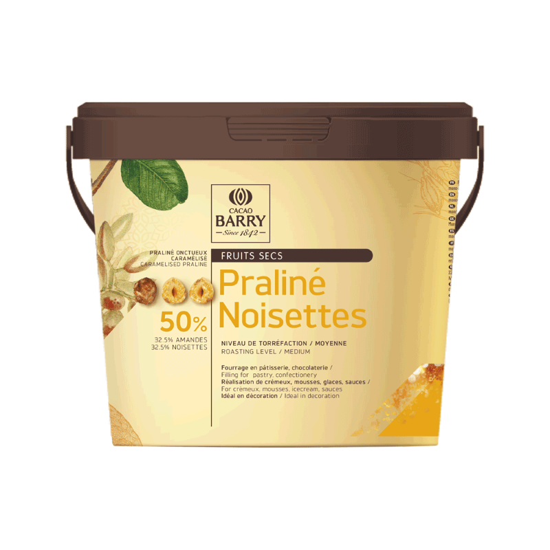 Praliné 50% Hazelnuts 5 kg (pickup only) - Papagino Foods Inc.