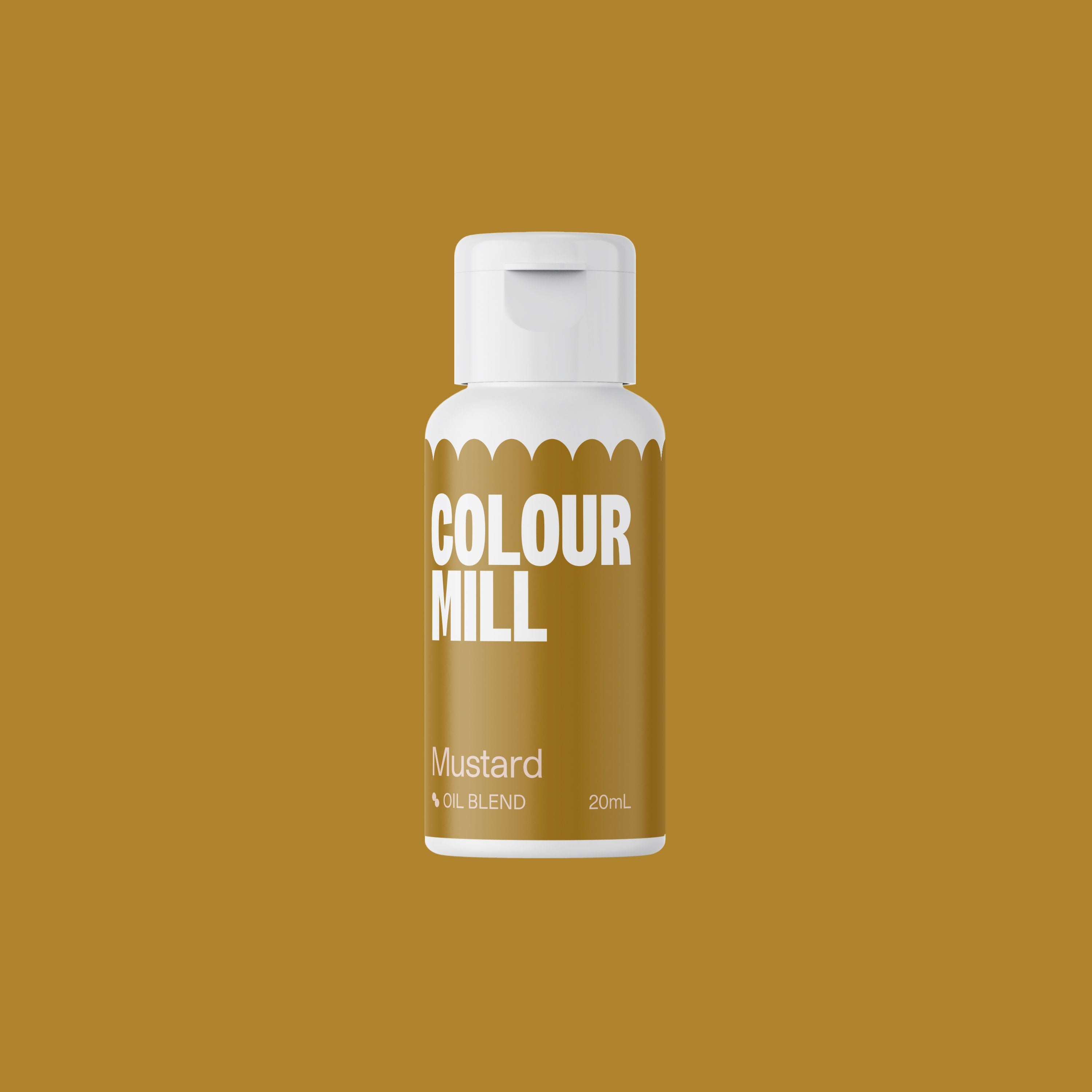 Colour Mill Oil Based Colouring 20 ml Mustard - Papagino Foods Inc.